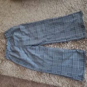 Classic Concept Plaid Dress Pant Size L